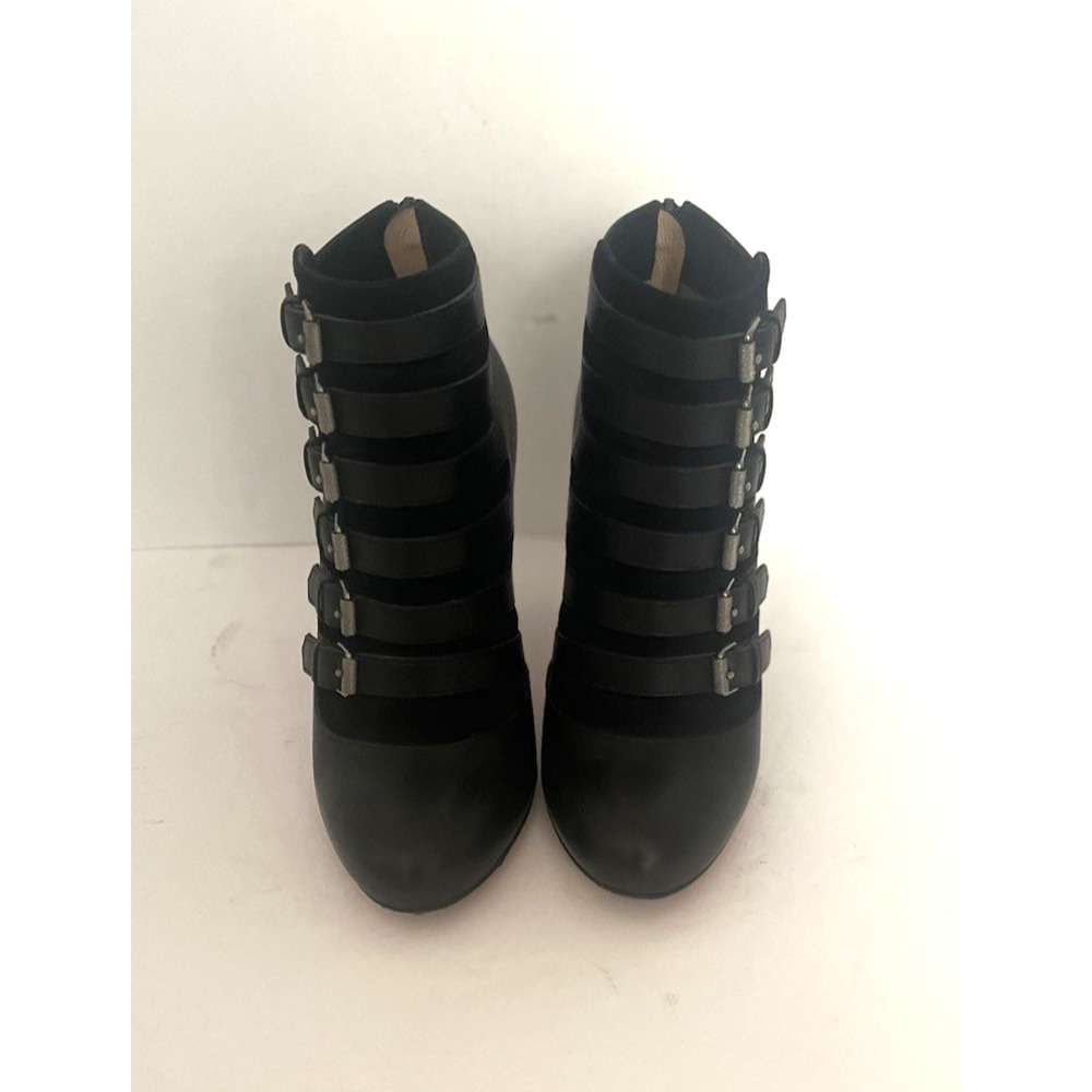 CHRISTIAN LOUBOUTIN PARIS BLACK ATTROUPA ANKLE BOOTS, SIZE EURO 36, - Picture 9 of 11